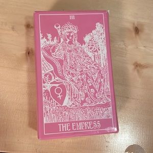 Customized pink, tarot deck